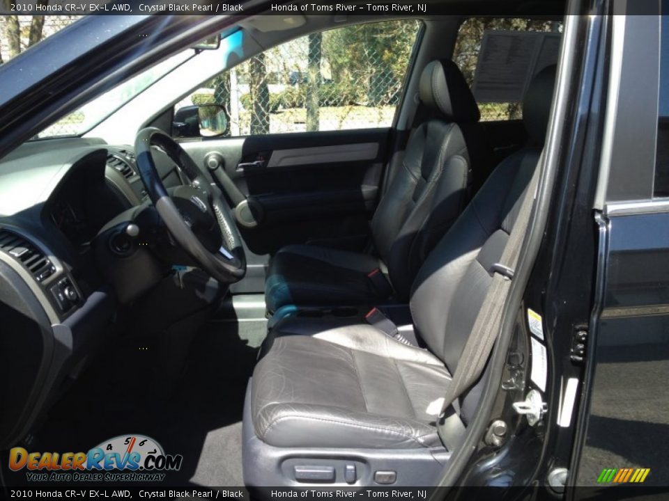 2010 Honda CR-V EX-L AWD Crystal Black Pearl / Black Photo #11