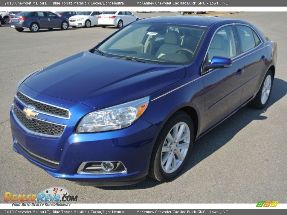 2013 Chevrolet Malibu LT Blue Topaz Metallic / Cocoa/Light Neutral Photo #1