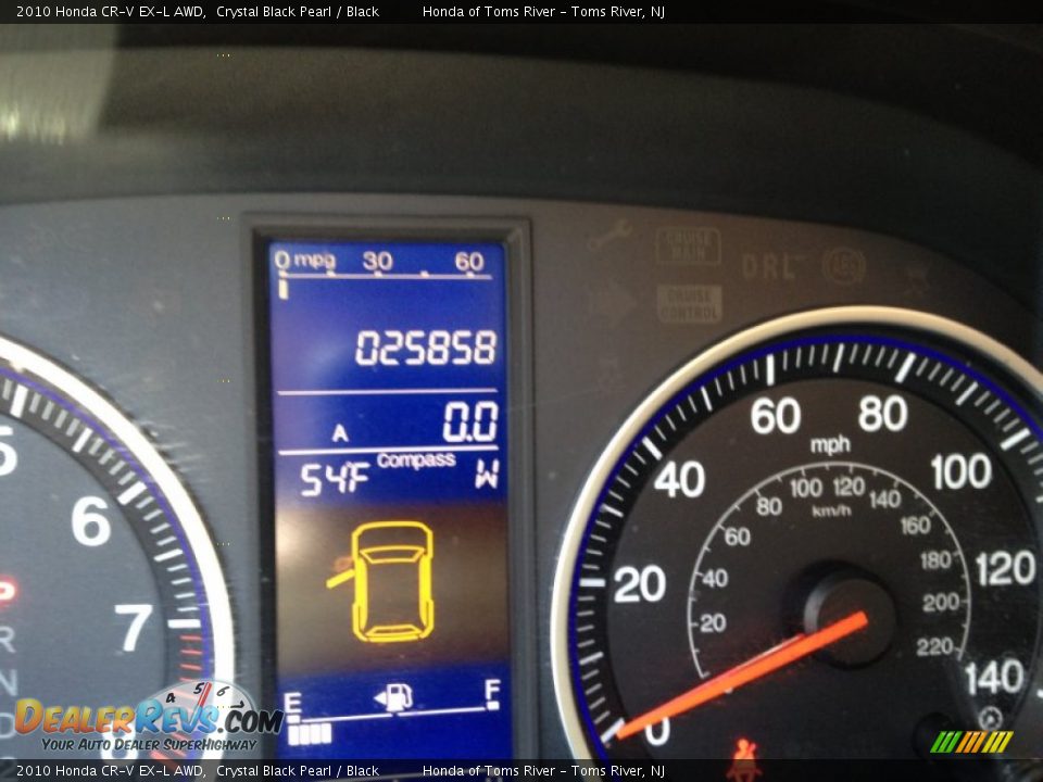 2010 Honda CR-V EX-L AWD Crystal Black Pearl / Black Photo #14