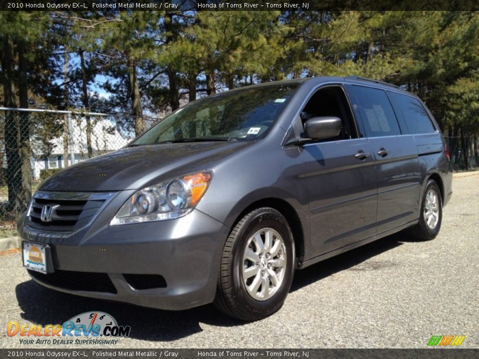 2010 Honda Odyssey EX-L Polished Metal Metallic / Gray Photo #1