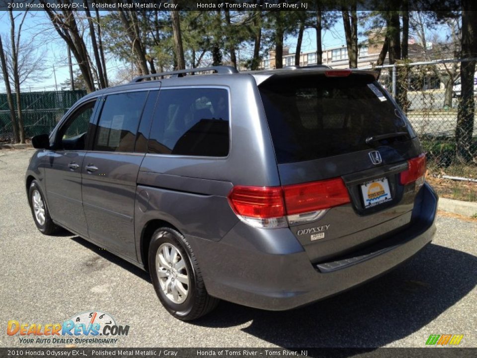 2010 Honda Odyssey EX-L Polished Metal Metallic / Gray Photo #5