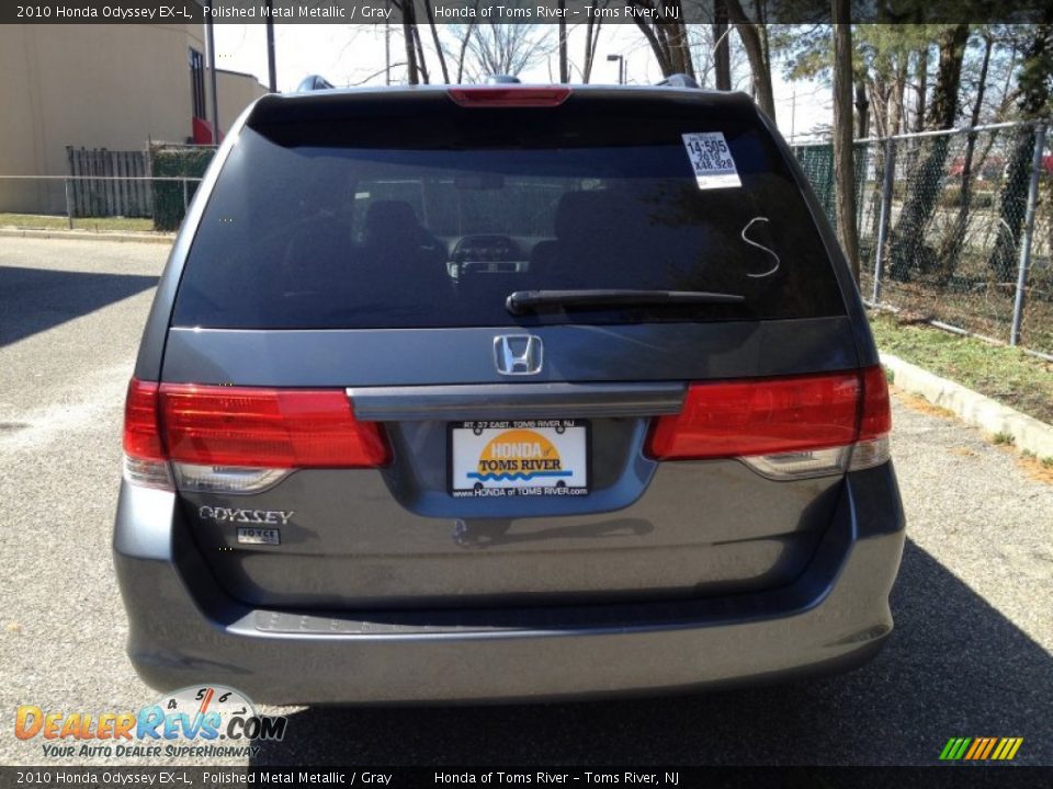 2010 Honda Odyssey EX-L Polished Metal Metallic / Gray Photo #6