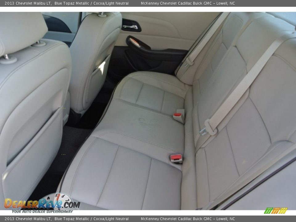 2013 Chevrolet Malibu LT Blue Topaz Metallic / Cocoa/Light Neutral Photo #17