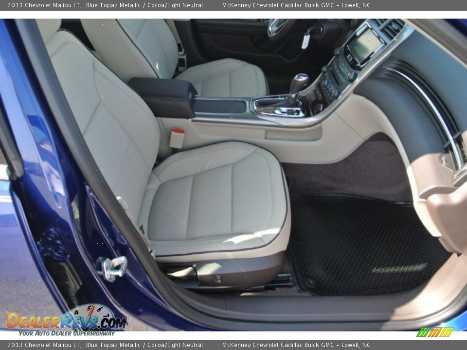 2013 Chevrolet Malibu LT Blue Topaz Metallic / Cocoa/Light Neutral Photo #19