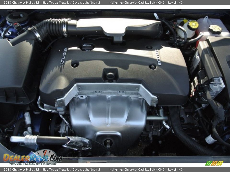 2013 Chevrolet Malibu LT Blue Topaz Metallic / Cocoa/Light Neutral Photo #22