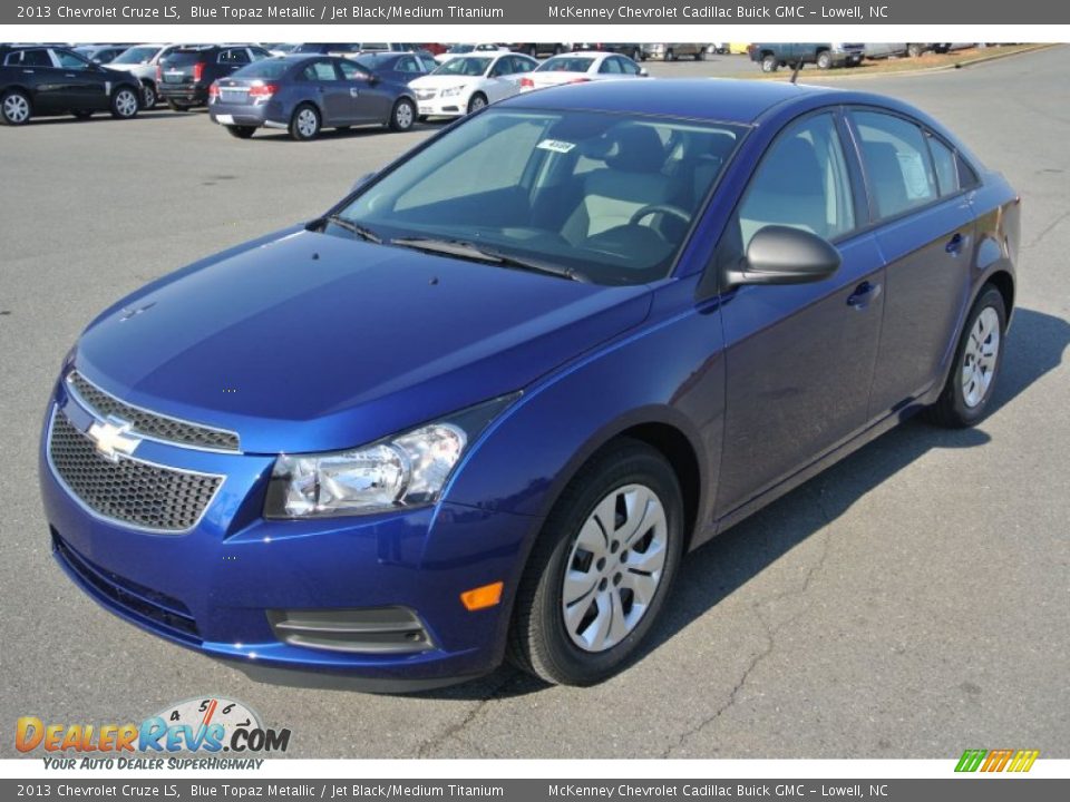 2013 Chevrolet Cruze LS Blue Topaz Metallic / Jet Black/Medium Titanium Photo #1