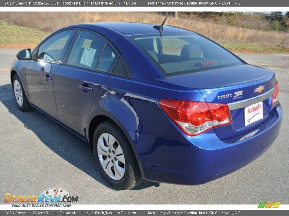 2013 Chevrolet Cruze LS Blue Topaz Metallic / Jet Black/Medium Titanium Photo #4