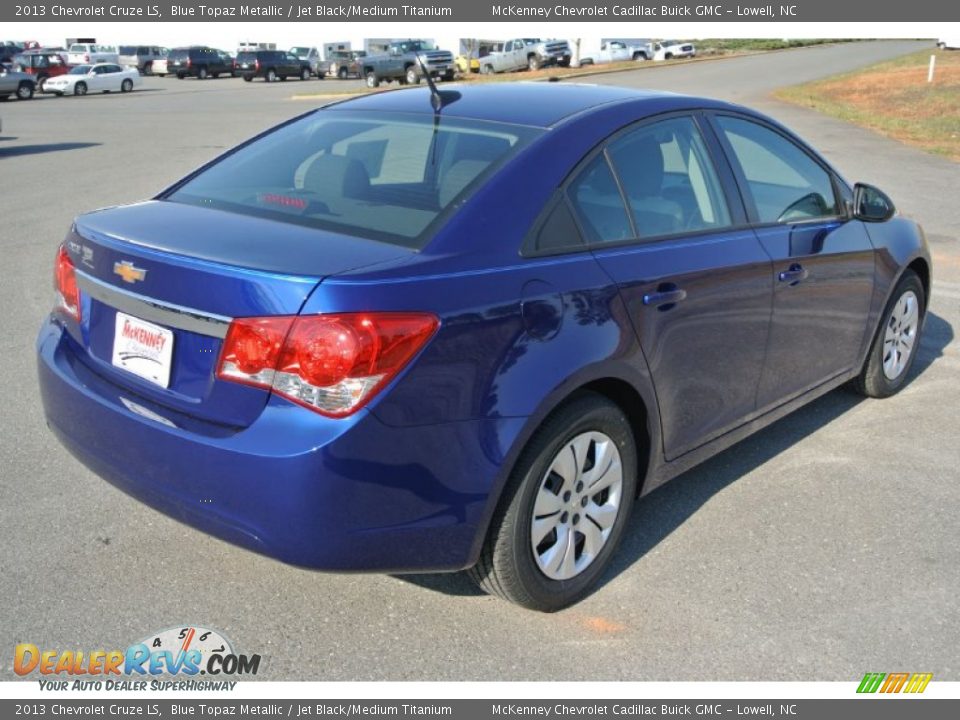 2013 Chevrolet Cruze LS Blue Topaz Metallic / Jet Black/Medium Titanium Photo #5