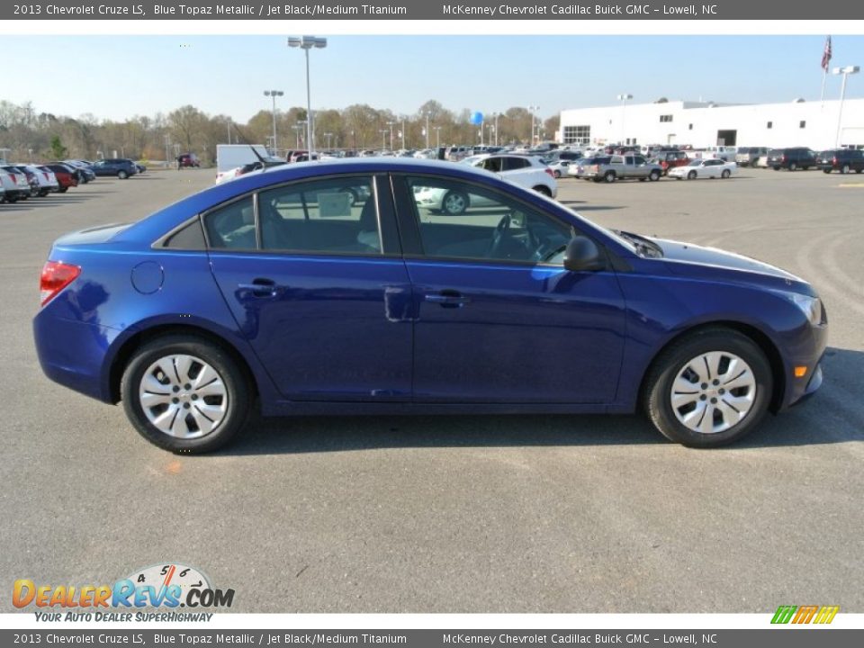 2013 Chevrolet Cruze LS Blue Topaz Metallic / Jet Black/Medium Titanium Photo #6