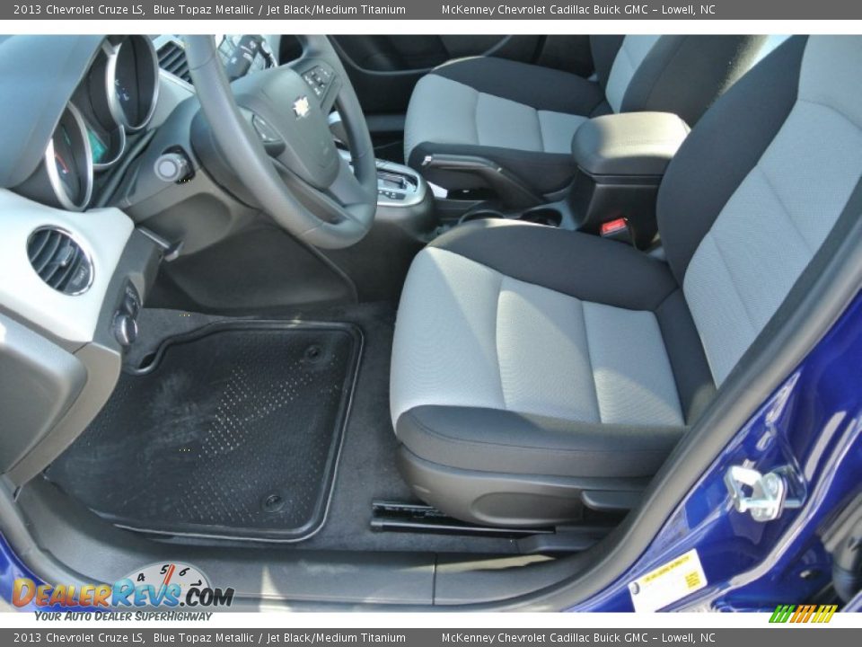 2013 Chevrolet Cruze LS Blue Topaz Metallic / Jet Black/Medium Titanium Photo #8