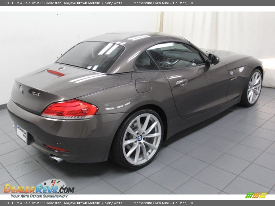 2011 BMW Z4 sDrive35i Roadster Mojave Brown Metallic / Ivory White Photo #12