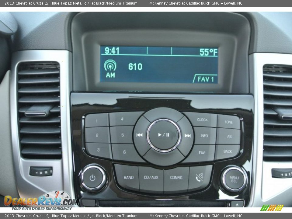 2013 Chevrolet Cruze LS Blue Topaz Metallic / Jet Black/Medium Titanium Photo #12