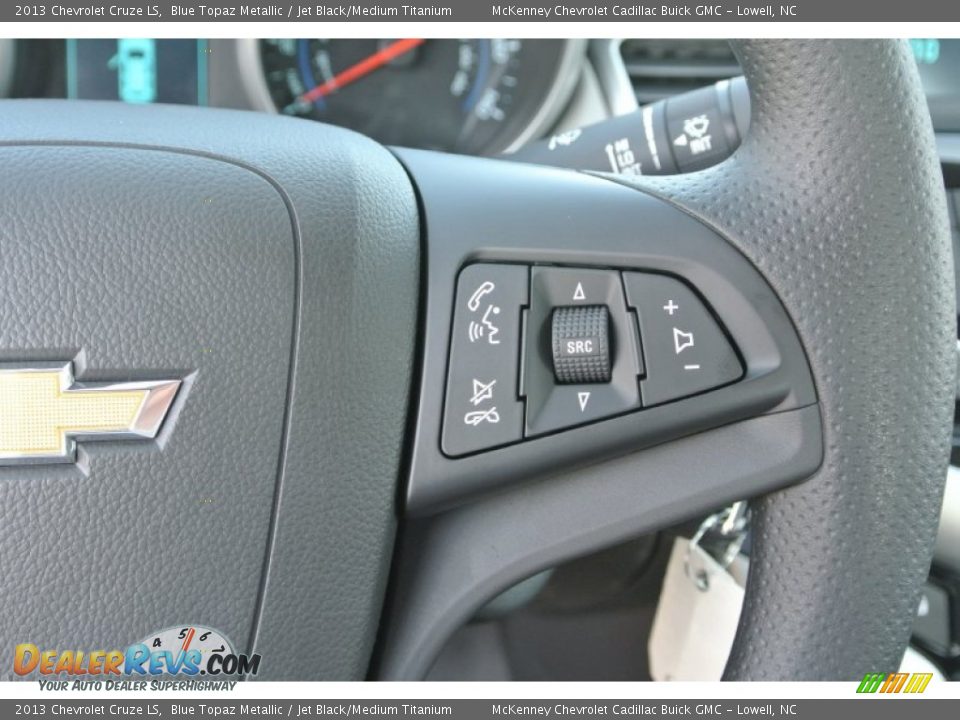 2013 Chevrolet Cruze LS Blue Topaz Metallic / Jet Black/Medium Titanium Photo #14