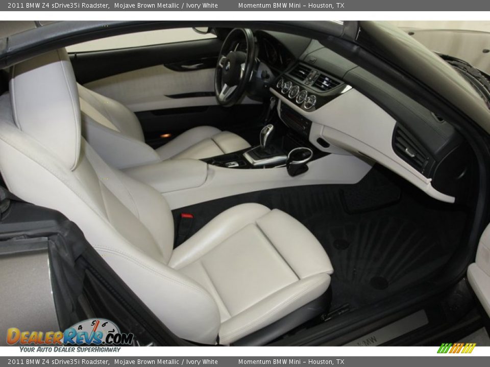Ivory White Interior - 2011 BMW Z4 sDrive35i Roadster Photo #31