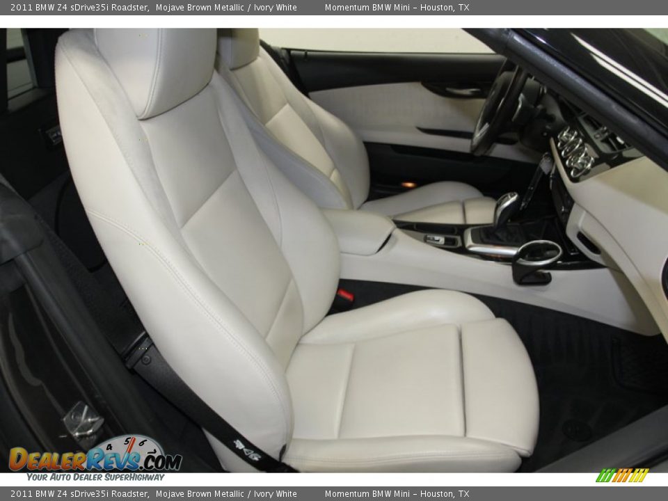 Ivory White Interior - 2011 BMW Z4 sDrive35i Roadster Photo #34