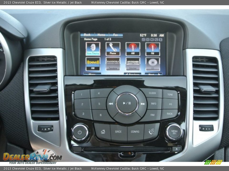 2013 Chevrolet Cruze ECO Silver Ice Metallic / Jet Black Photo #12