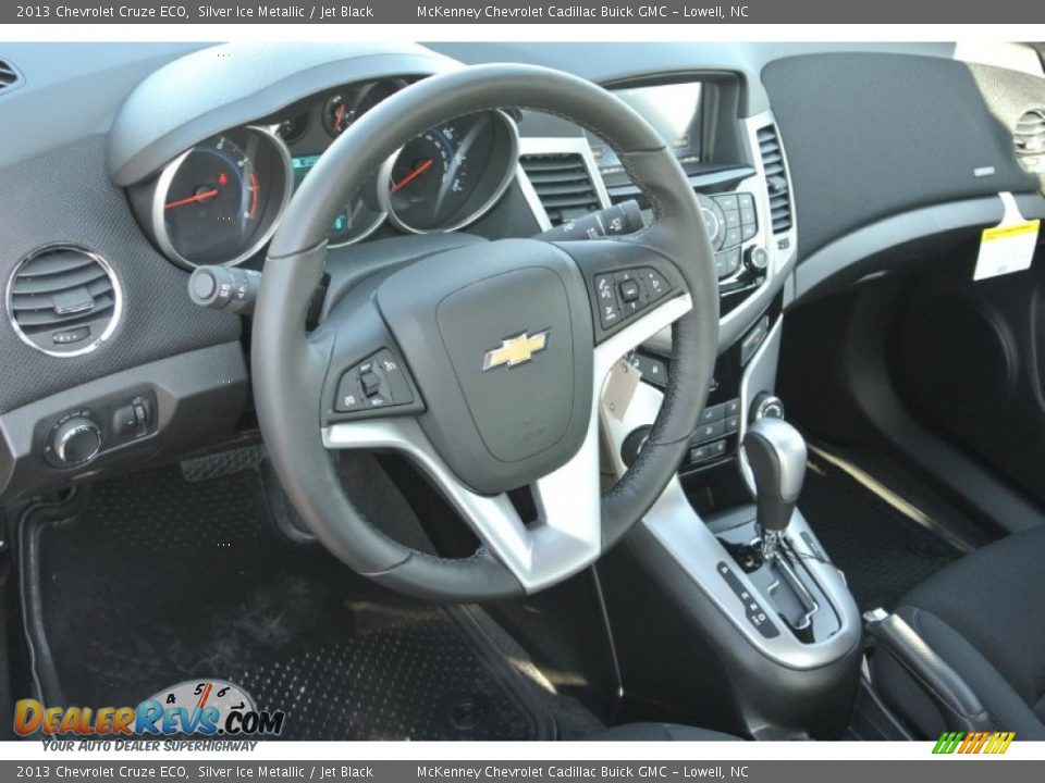 2013 Chevrolet Cruze ECO Silver Ice Metallic / Jet Black Photo #22