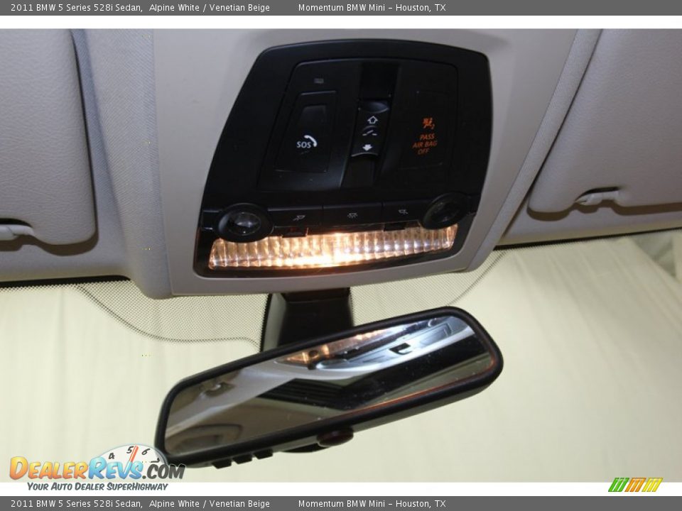 2011 BMW 5 Series 528i Sedan Alpine White / Venetian Beige Photo #20