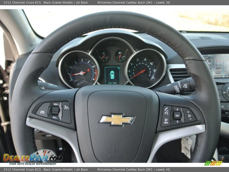 2013 Chevrolet Cruze ECO Black Granite Metallic / Jet Black Photo #14