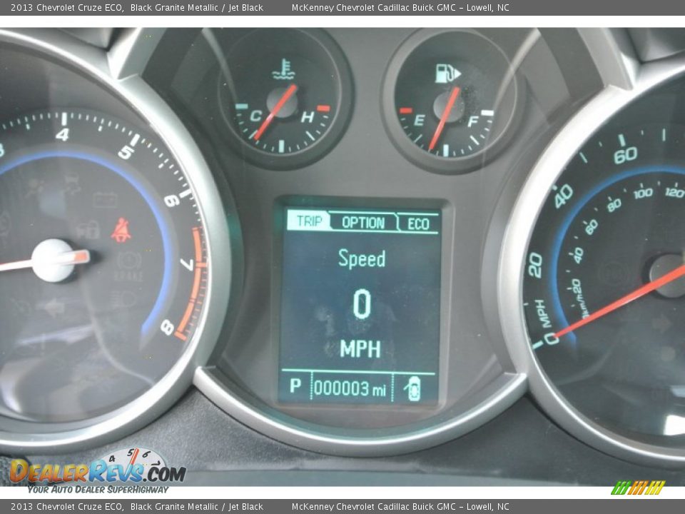 2013 Chevrolet Cruze ECO Black Granite Metallic / Jet Black Photo #15