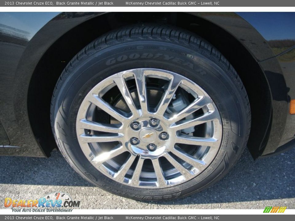 2013 Chevrolet Cruze ECO Black Granite Metallic / Jet Black Photo #20