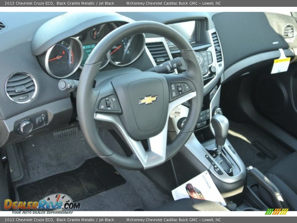 2013 Chevrolet Cruze ECO Black Granite Metallic / Jet Black Photo #22