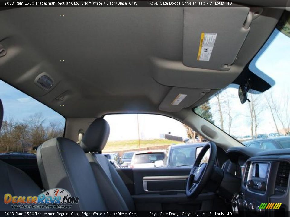 2013 Ram 1500 Tradesman Regular Cab Bright White / Black/Diesel Gray Photo #5