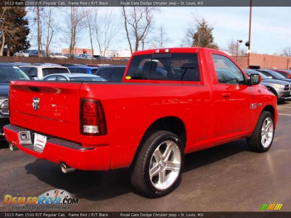 2013 Ram 1500 R/T Regular Cab Flame Red / R/T Black Photo #3