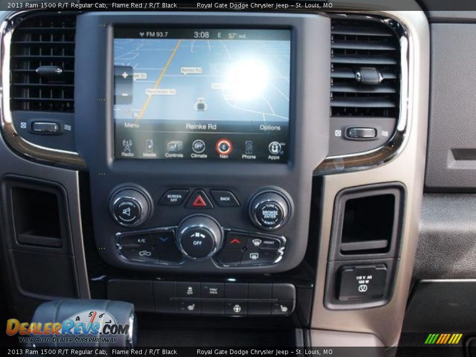 2013 Ram 1500 R/T Regular Cab Flame Red / R/T Black Photo #7