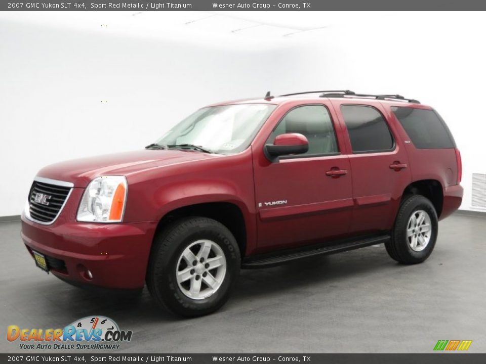 2007 GMC Yukon SLT 4x4 Sport Red Metallic / Light Titanium Photo #1