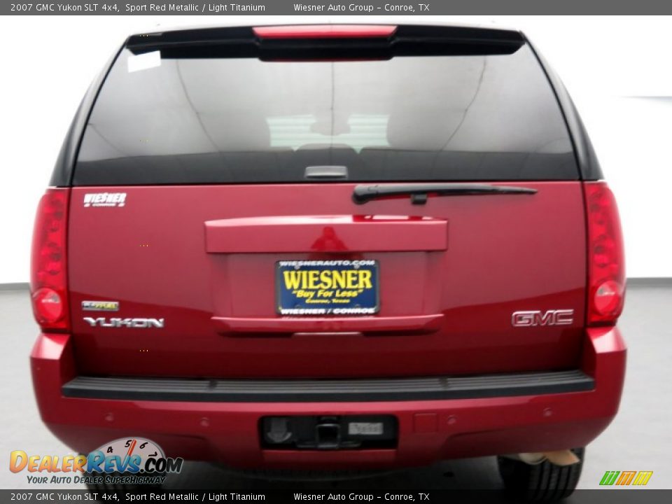 2007 GMC Yukon SLT 4x4 Sport Red Metallic / Light Titanium Photo #5