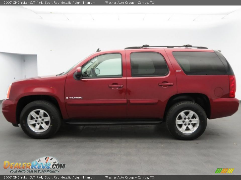2007 GMC Yukon SLT 4x4 Sport Red Metallic / Light Titanium Photo #7