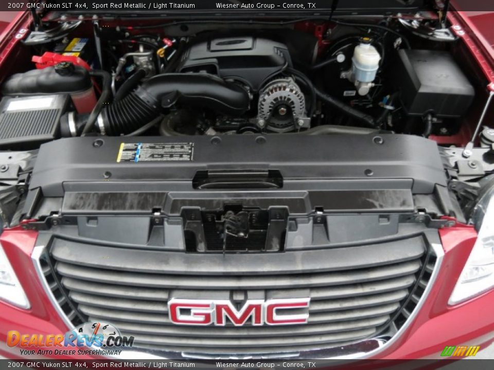 2007 GMC Yukon SLT 4x4 Sport Red Metallic / Light Titanium Photo #10