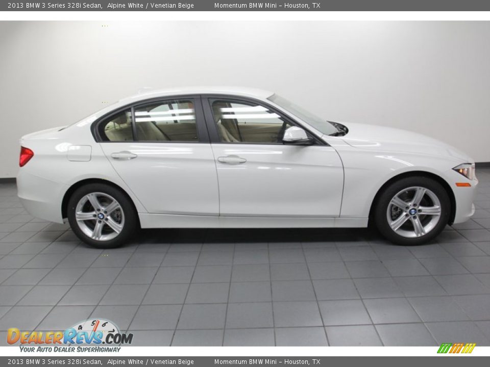 2013 BMW 3 Series 328i Sedan Alpine White / Venetian Beige Photo #2