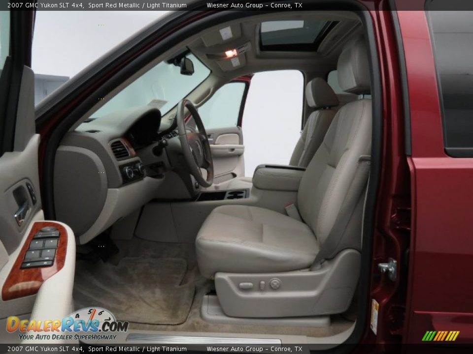 2007 GMC Yukon SLT 4x4 Sport Red Metallic / Light Titanium Photo #12