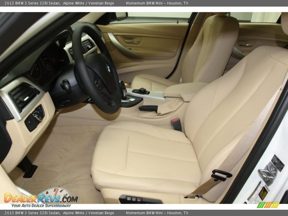 2013 BMW 3 Series 328i Sedan Alpine White / Venetian Beige Photo #3