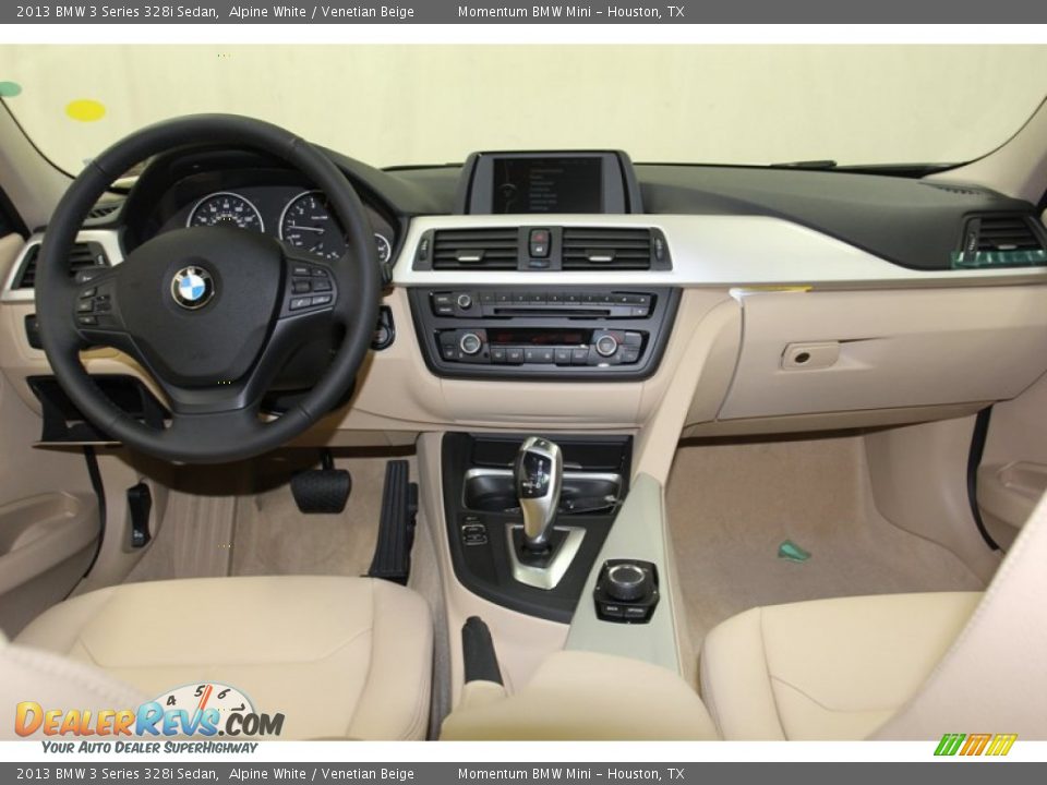 2013 BMW 3 Series 328i Sedan Alpine White / Venetian Beige Photo #4