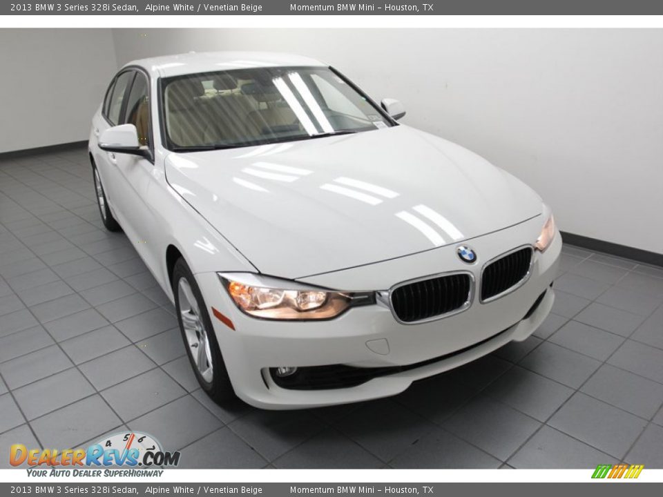 2013 BMW 3 Series 328i Sedan Alpine White / Venetian Beige Photo #5