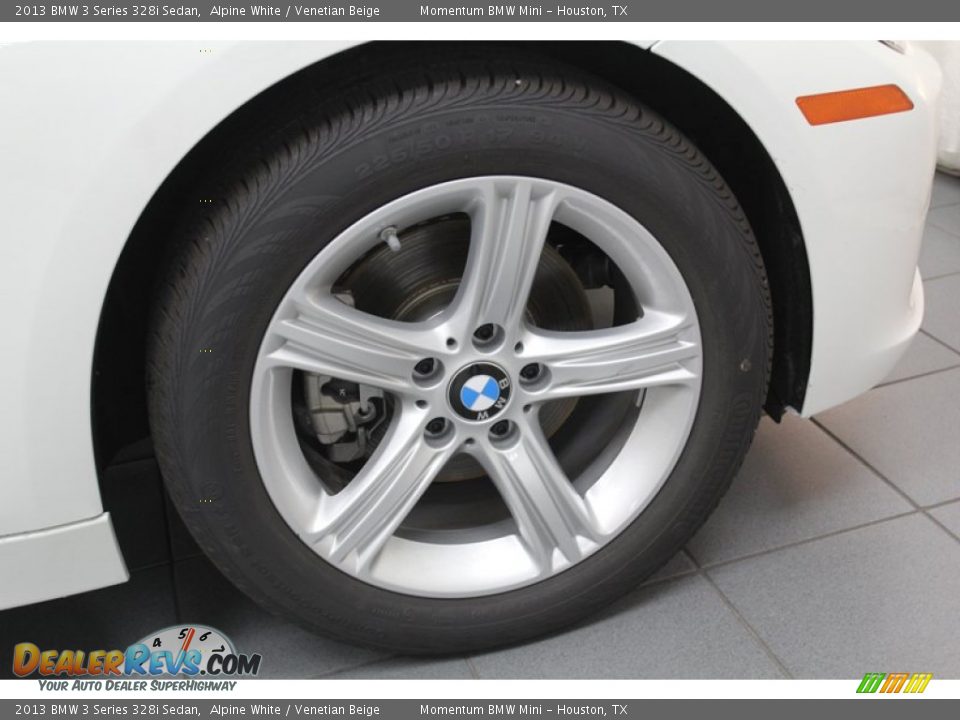 2013 BMW 3 Series 328i Sedan Alpine White / Venetian Beige Photo #7
