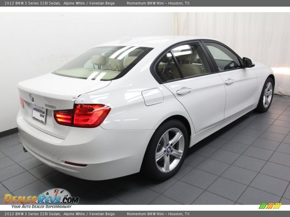 2013 BMW 3 Series 328i Sedan Alpine White / Venetian Beige Photo #8