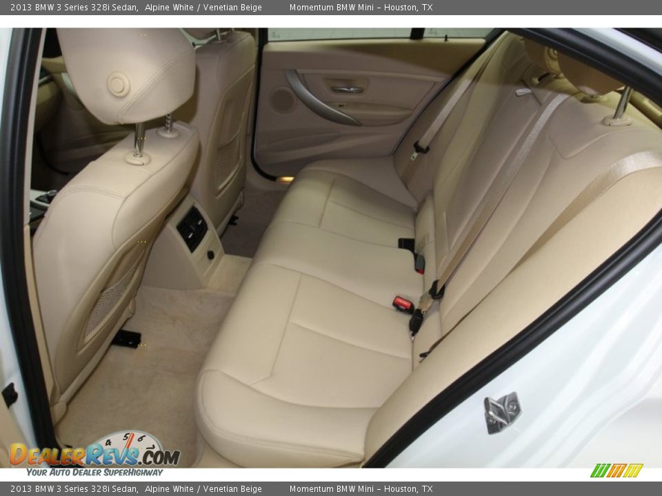2013 BMW 3 Series 328i Sedan Alpine White / Venetian Beige Photo #11