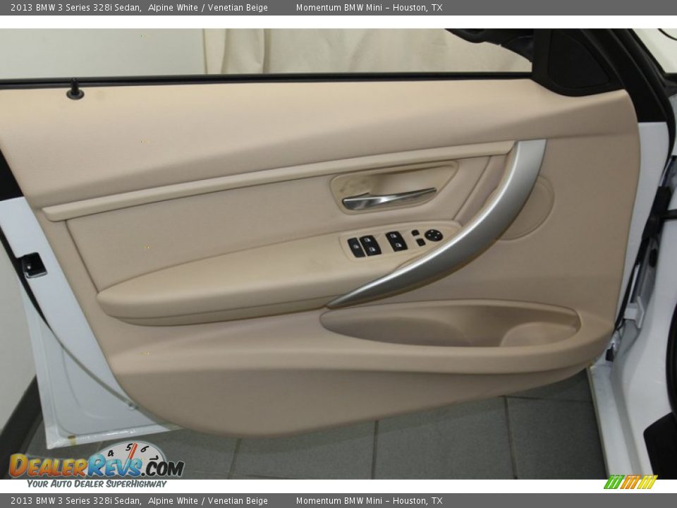 2013 BMW 3 Series 328i Sedan Alpine White / Venetian Beige Photo #12