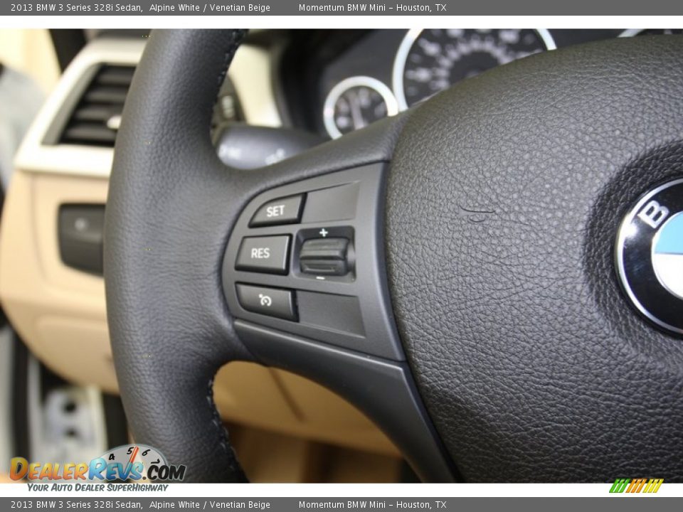 2013 BMW 3 Series 328i Sedan Alpine White / Venetian Beige Photo #23