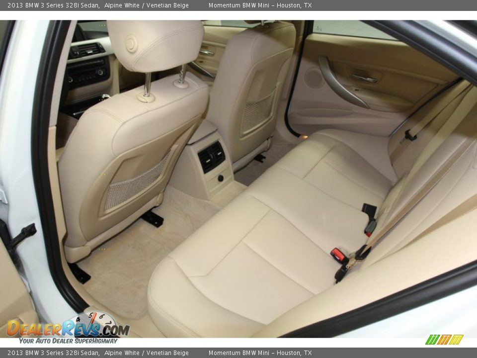 2013 BMW 3 Series 328i Sedan Alpine White / Venetian Beige Photo #25