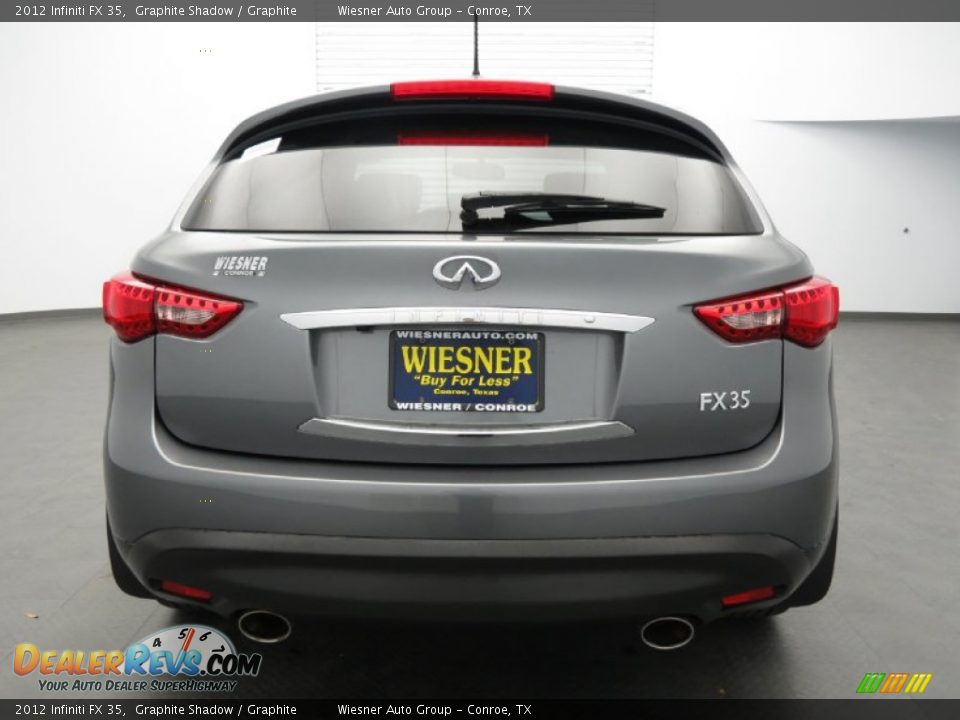 2012 Infiniti FX 35 Graphite Shadow / Graphite Photo #6