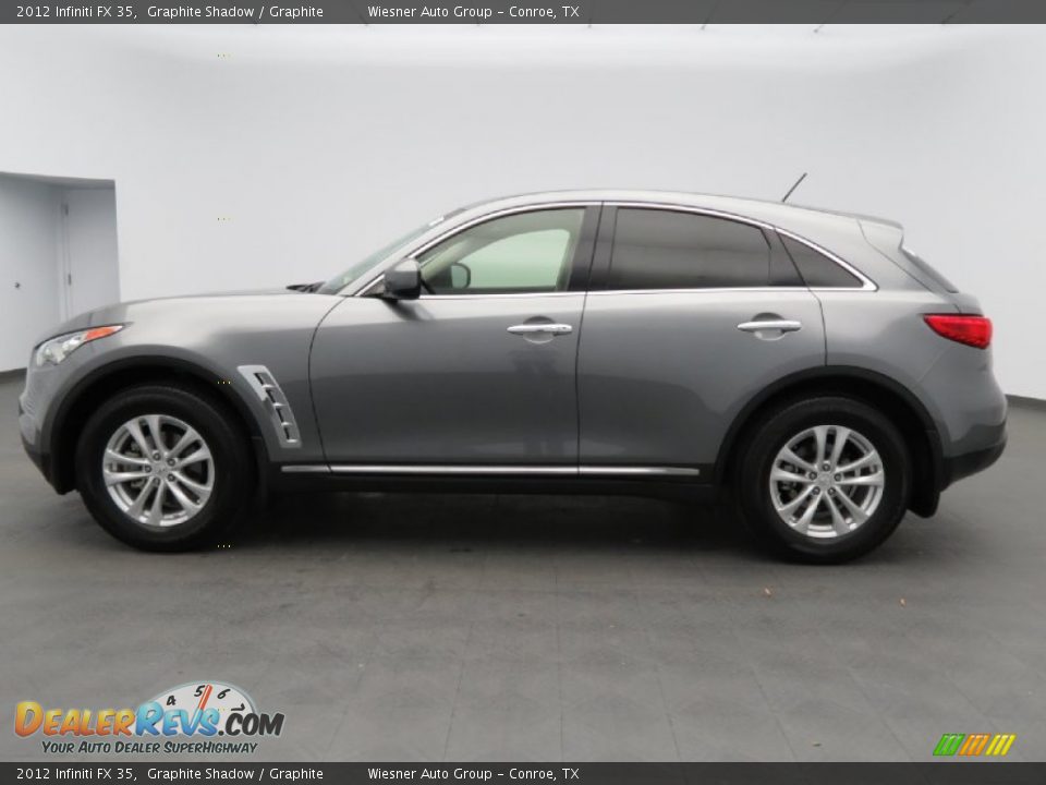 2012 Infiniti FX 35 Graphite Shadow / Graphite Photo #8