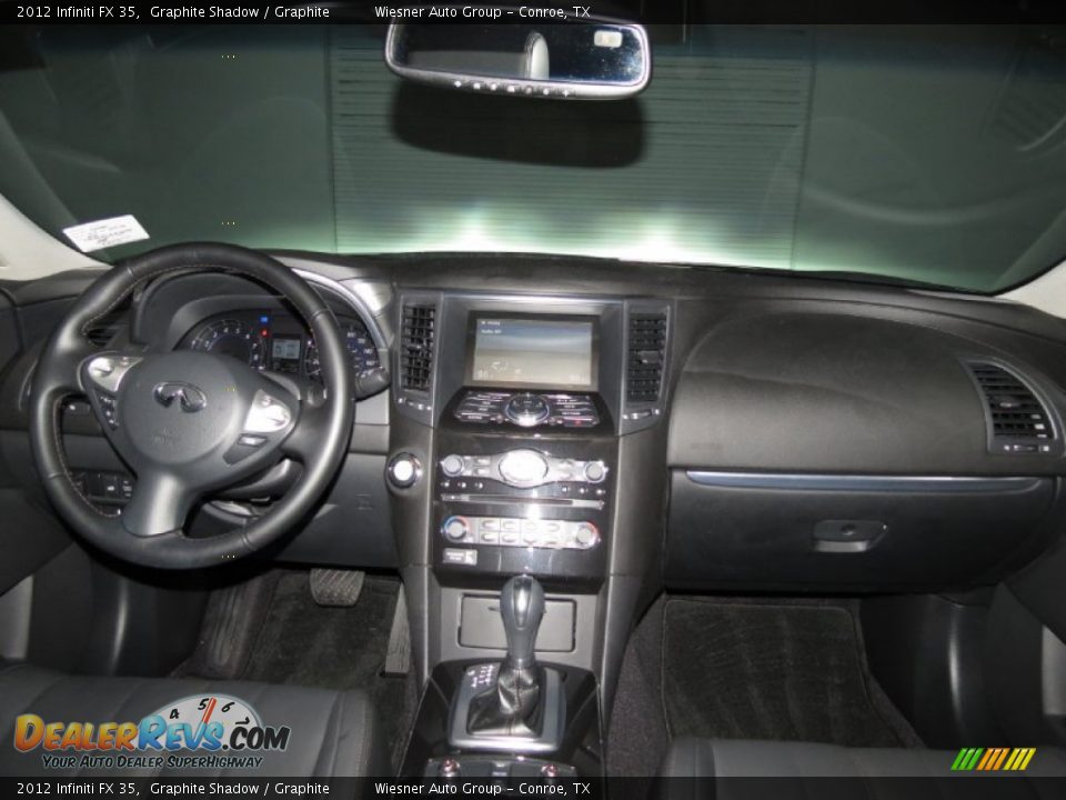 2012 Infiniti FX 35 Graphite Shadow / Graphite Photo #12