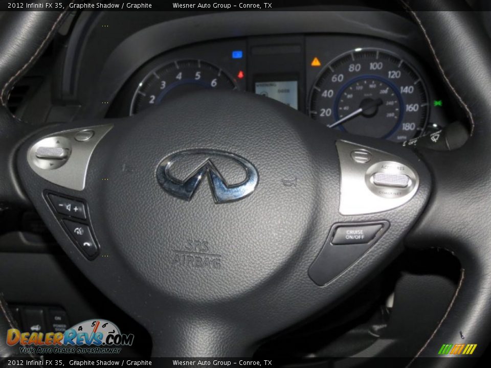 2012 Infiniti FX 35 Graphite Shadow / Graphite Photo #17