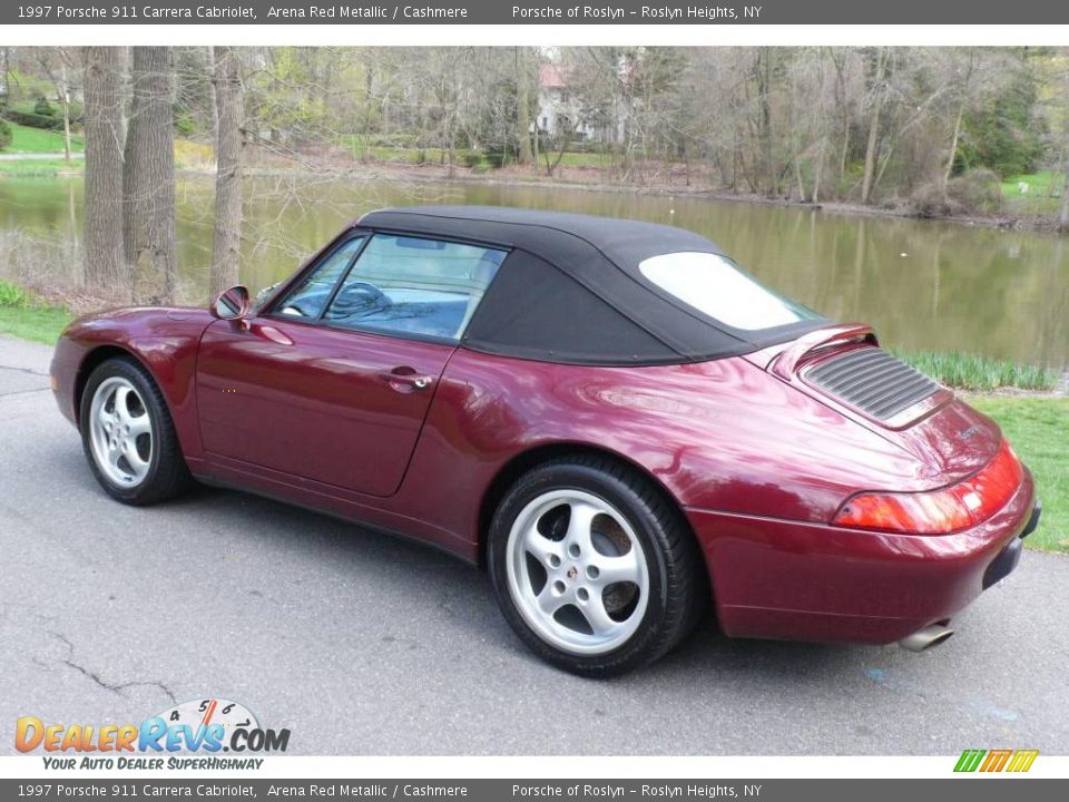1997 Porsche 911 Carrera Cabriolet Arena Red Metallic / Cashmere Photo #4