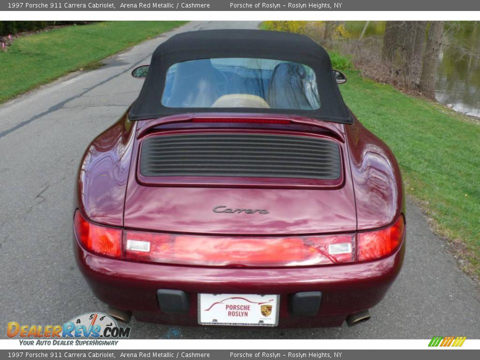 1997 Porsche 911 Carrera Cabriolet Arena Red Metallic / Cashmere Photo #5